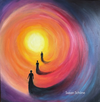 06.12.2026 - Lichtwesen auf Leinwand